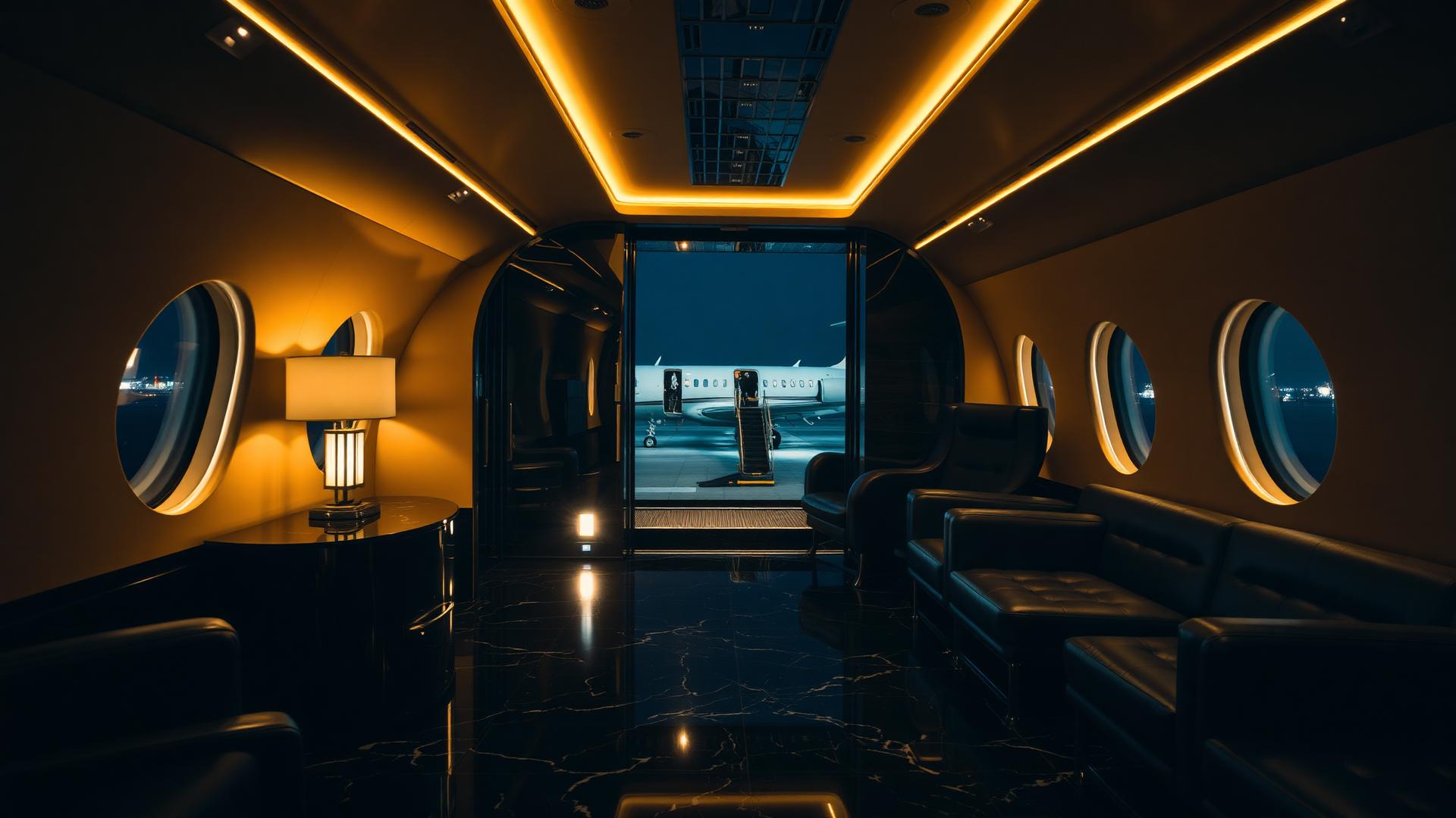 VIP terminal at arrival